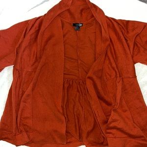 Orange short Cardigan